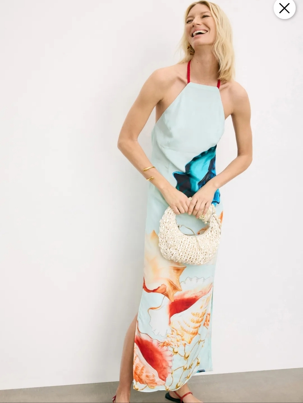 MUMA WORLD 100%SILK MUREX MIST VEGA SILK DRESS SIZE M MSRP $575